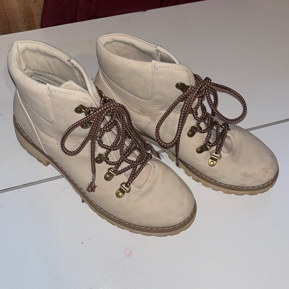 St. John’s Bay heeled boots.